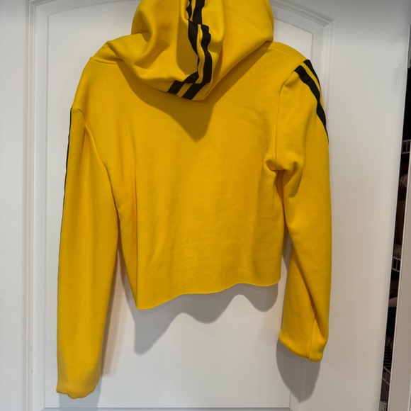 I.AM.GIA yellow cropped hoodie - Picture 3 of 4
